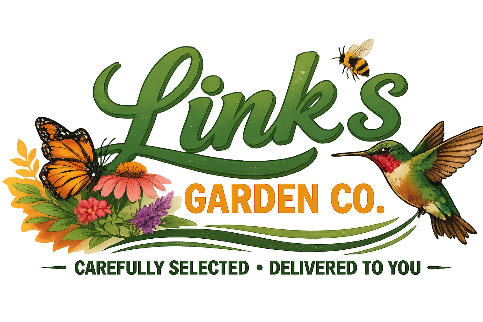 Link's Garden Co. logo
